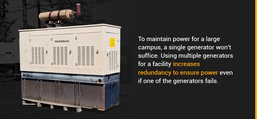 Multiple Generators for Large Facilities