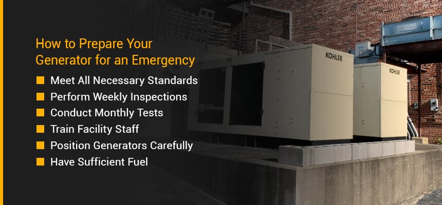 How to Prepare Your Generator for an Emergency