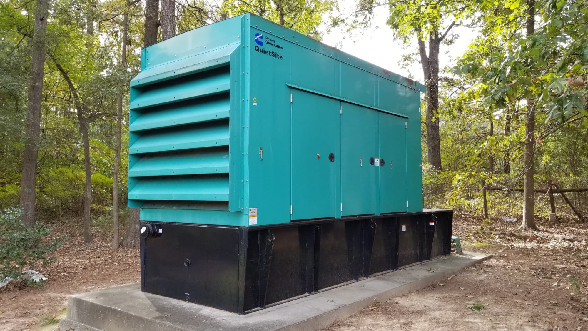 Diesel standby clearance generator