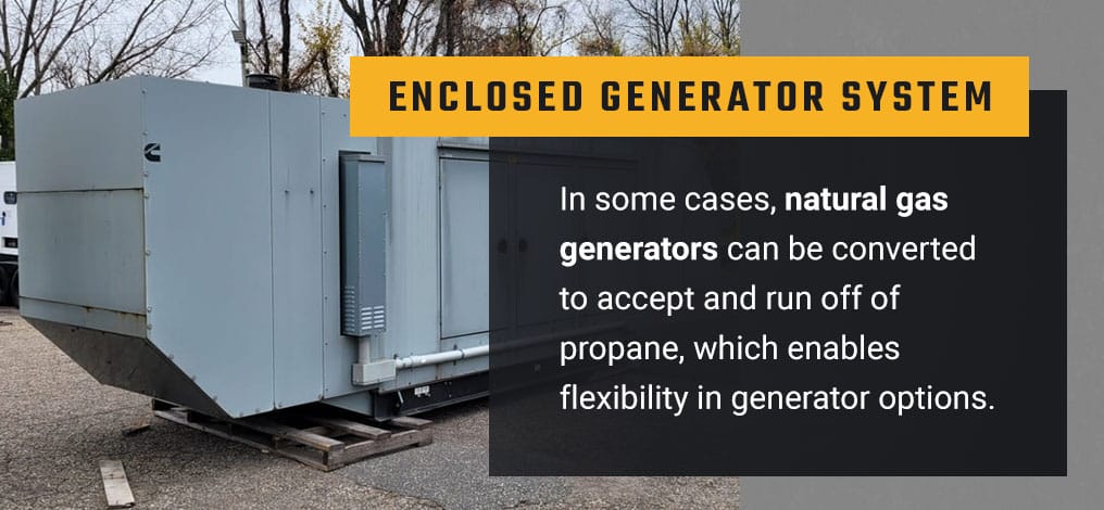 ENCLOSED GENERATOR SYSTEM