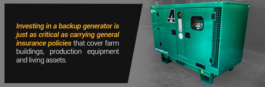 Backup Power Generator for Farms