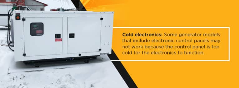 Why Your Commercial Generator May Not Start in the Winter