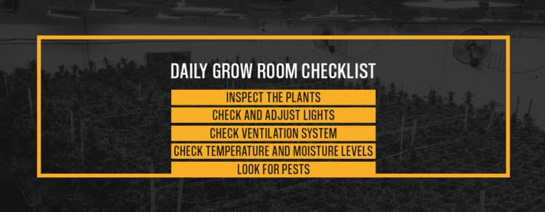 Daily Grow Room Checklist