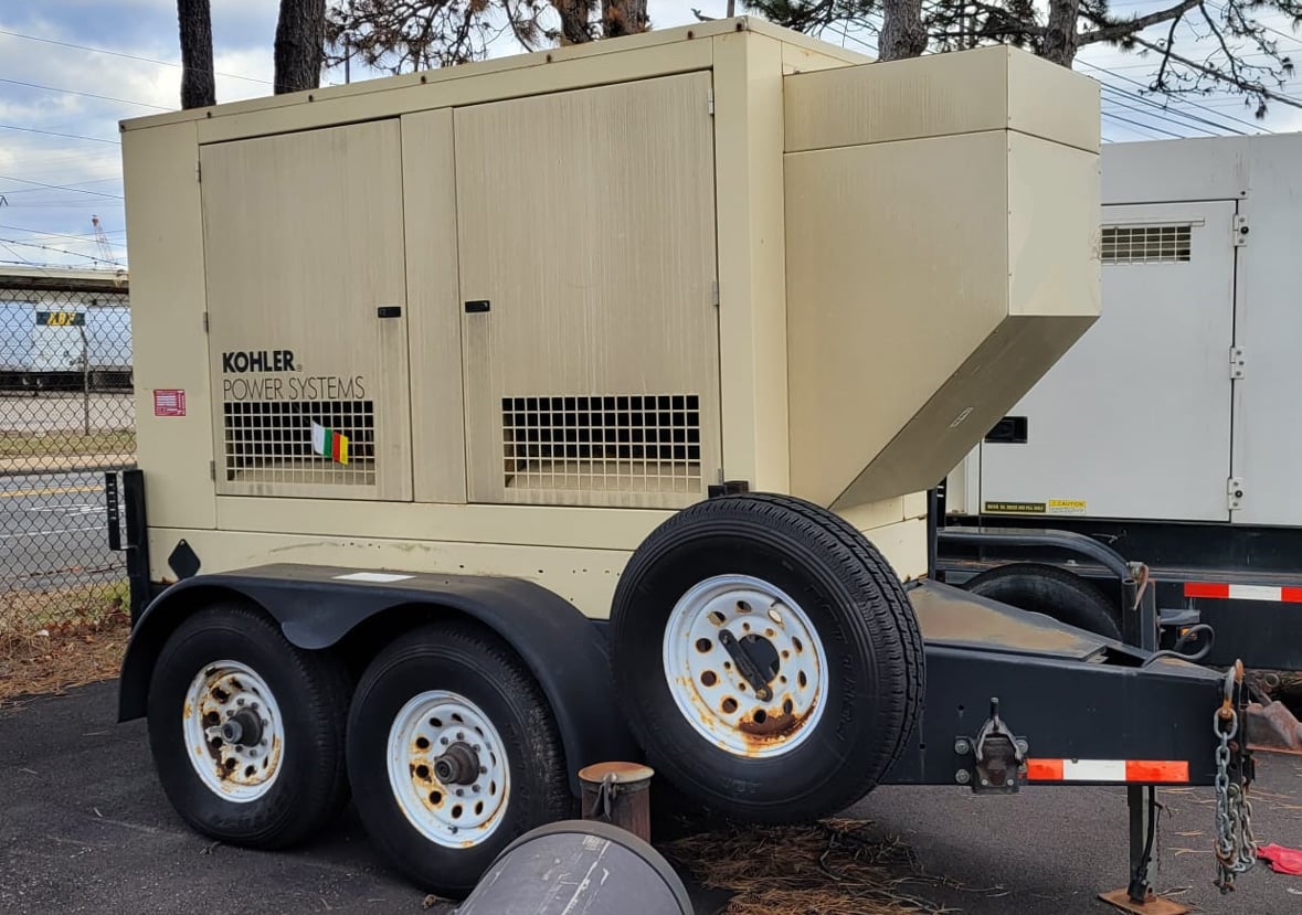 Used 33 kW Kohler 30REOZJB Portable Diesel Generator – EPA Tier 2 – SOLD!