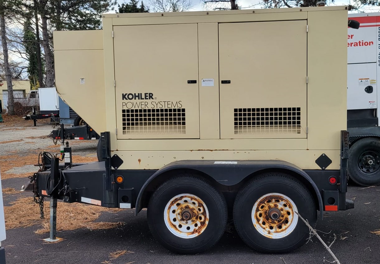 Used 33 kW Kohler 30REOZJB Portable Diesel Generator – EPA Tier 2