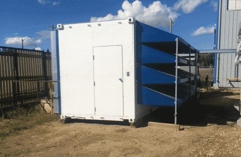 portable crypto mining storage container