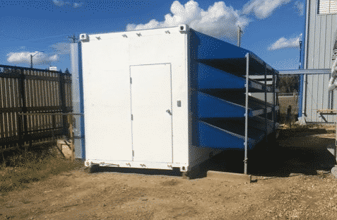 mobile crypto mining container