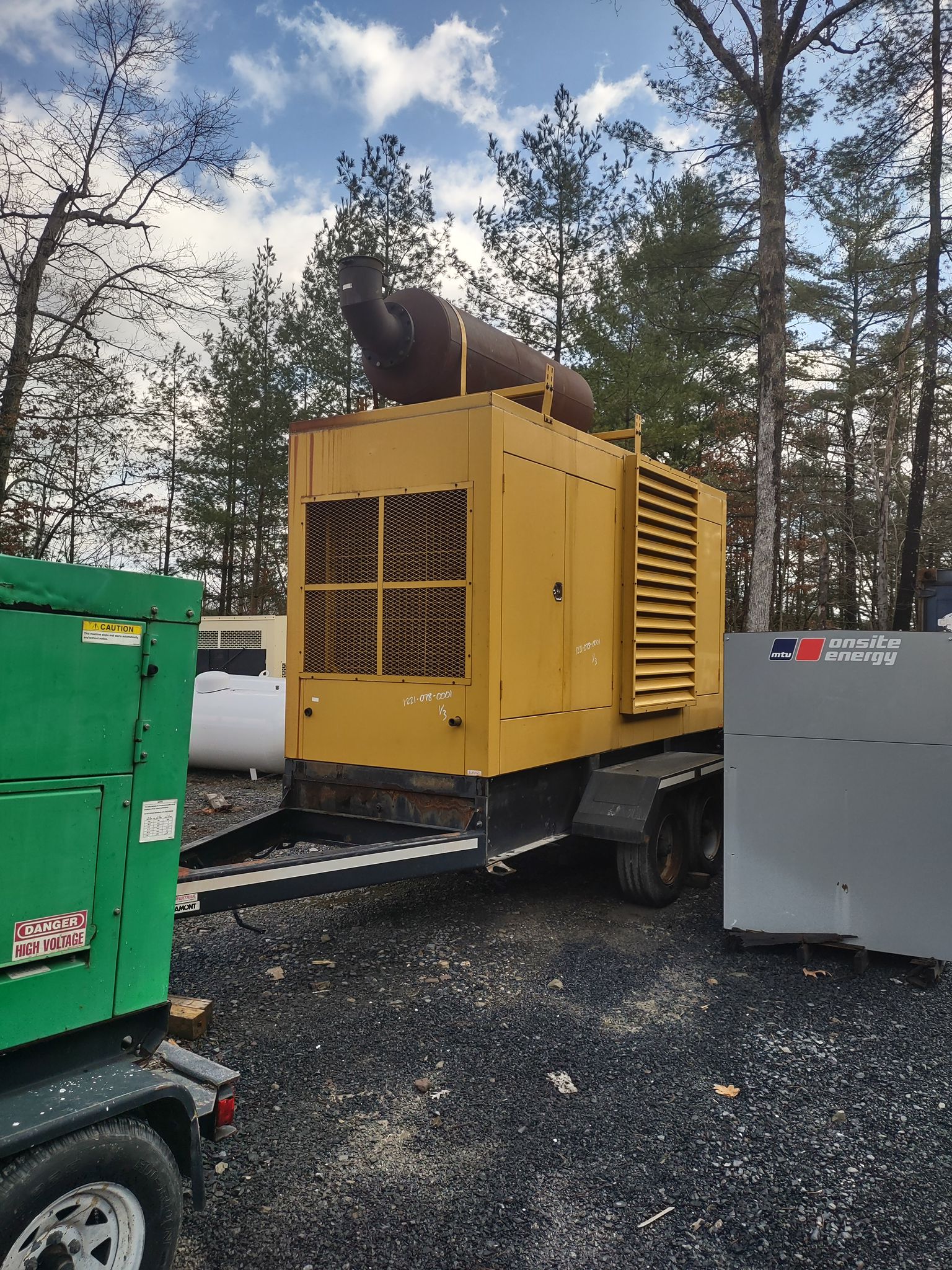 Used 500 kW CAT 3412 Portable Diesel Generator – JUST IN!