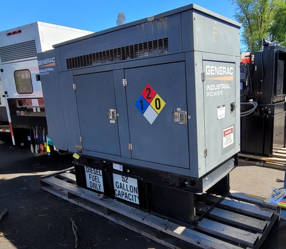 Used 30 kW Generac SD30 Diesel Generator – EPA Tier 3 – SOLD!