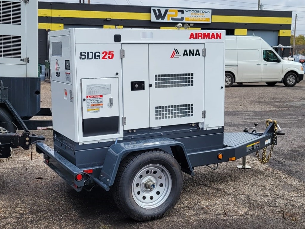 20 kW Airman SDG25S-8E1 Portable Diesel Generator – EPA Tier 4 Final