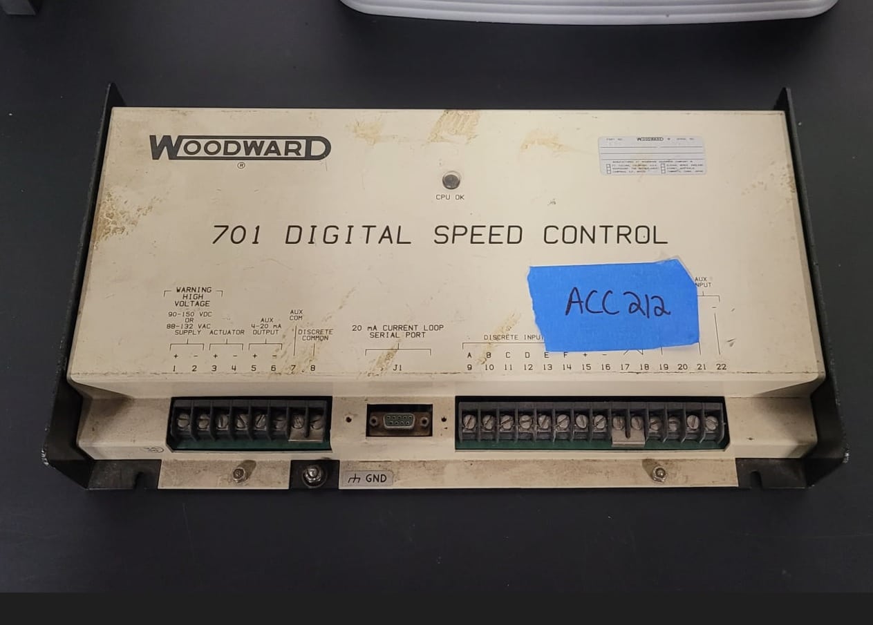 Used Woodward 701 Digital Speed Control 9905-212 C