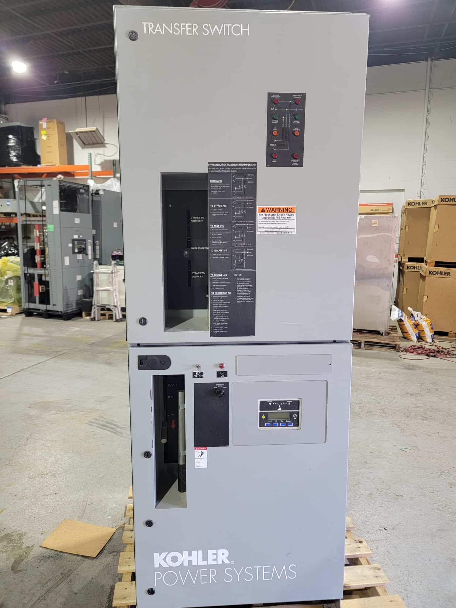 Used 150 Amp Kohler ZCM-568641-0150 Automatic Transfer Switch – SALE PENDING