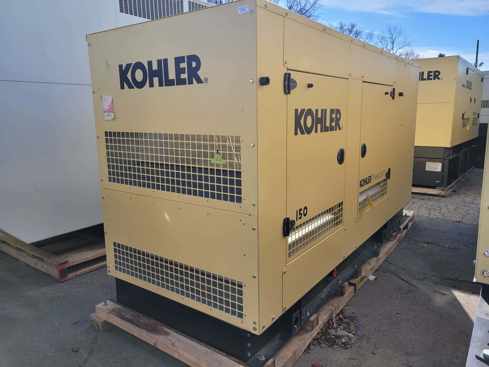 New 150 kW Kohler KG150 Natural Gas Generator