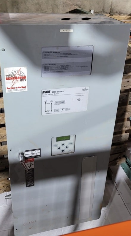 Used 150 Amp ASCO J4ADTS030150N50C Automatic Transfer Switch – SOLD