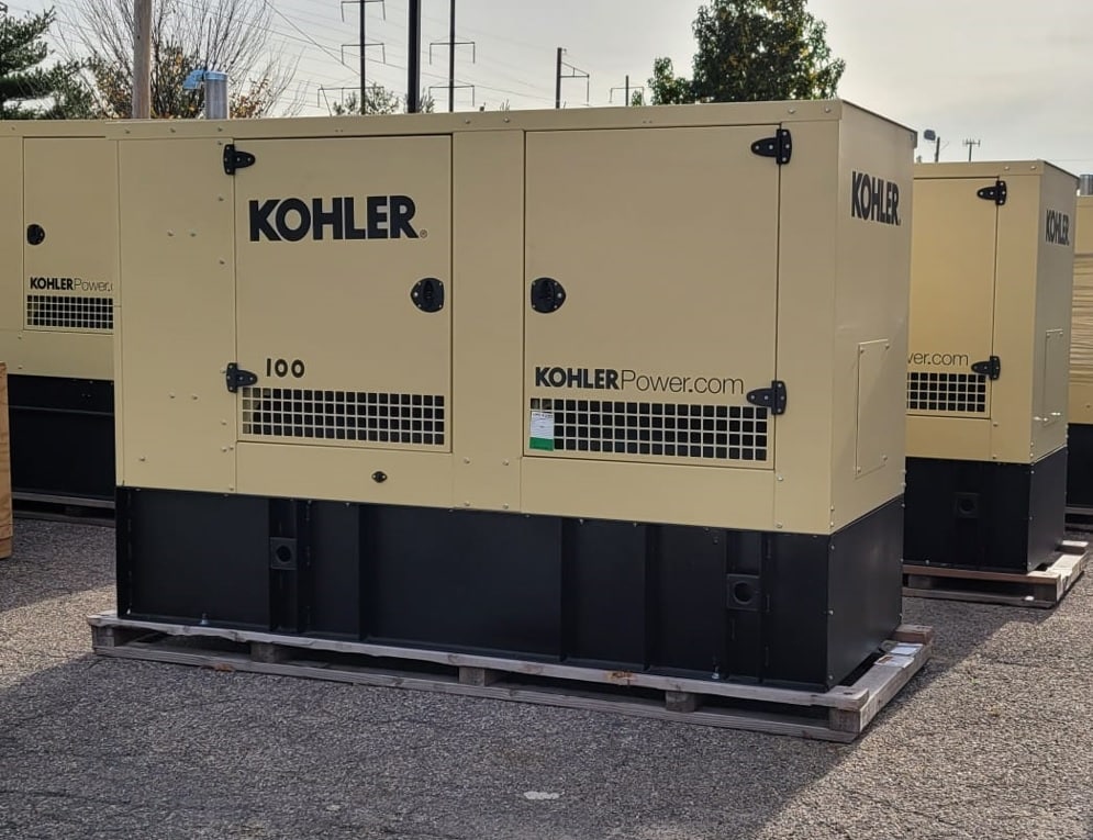 New 100 kW Kohler 100REOZJF Diesel Generator – EPA Tier 3