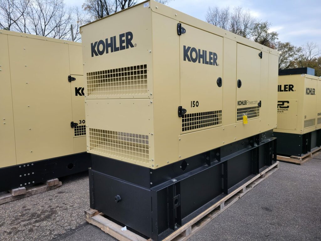 New 150 kW Kohler 150REOZJF Diesel Generator – EPA Tier 3 - Woodstock Power