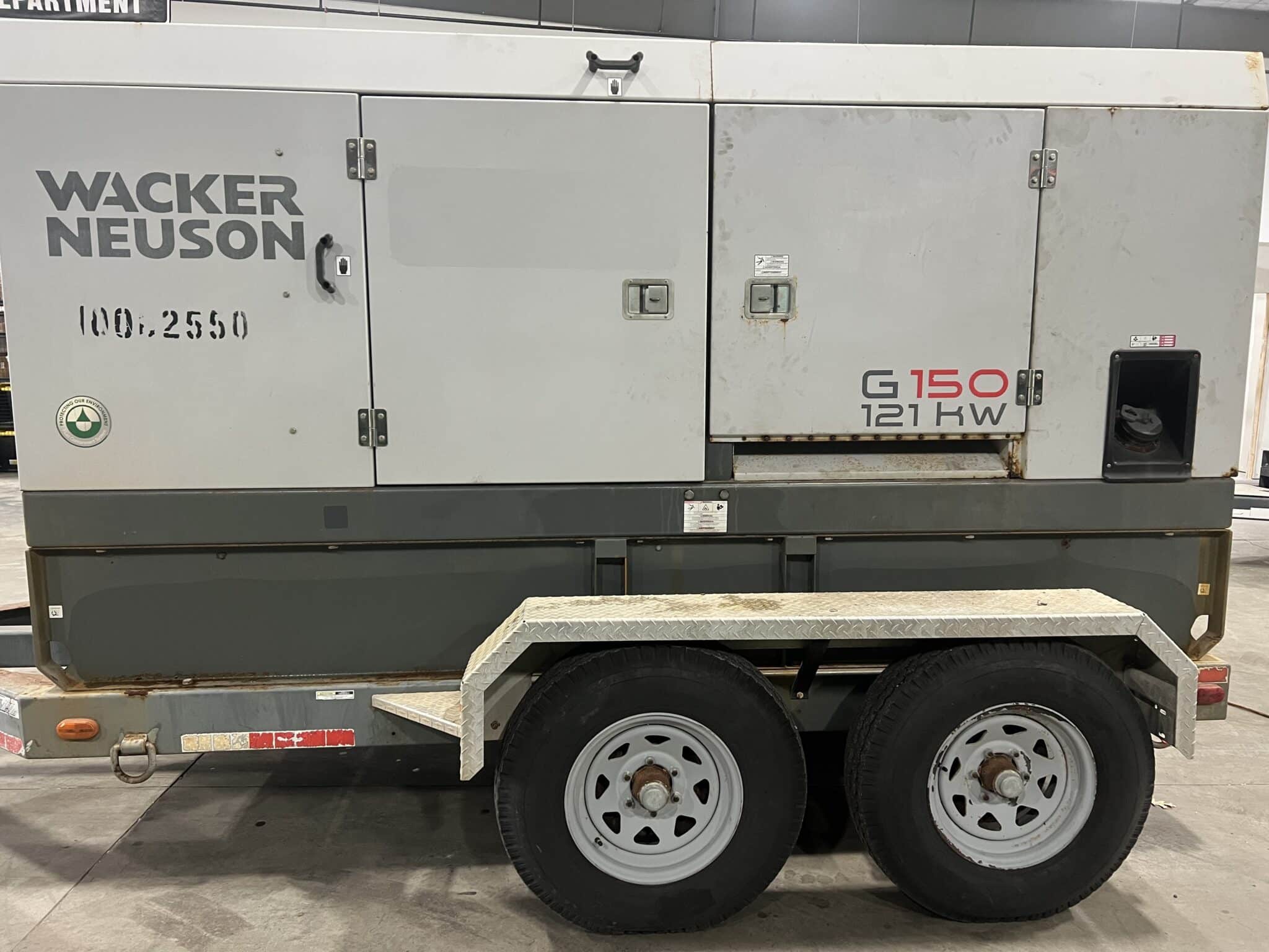 Used 120 kW Wacker Neuson G150 Portable Diesel Generator – EPA Tier 3 – JUST IN!