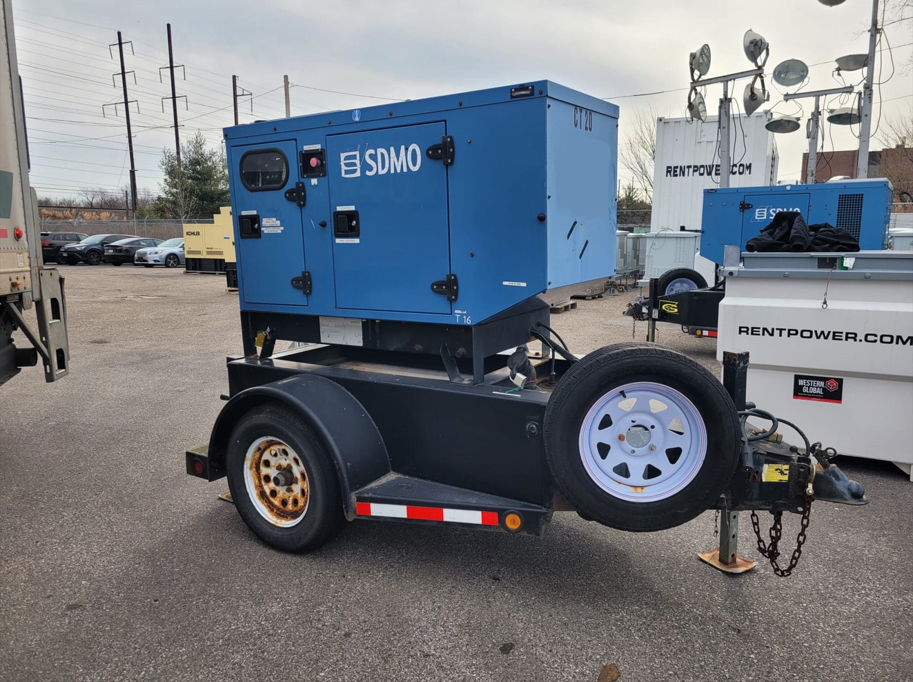 Used 15 kW SDMO T16UCM Portable Diesel Generator – JUST IN!