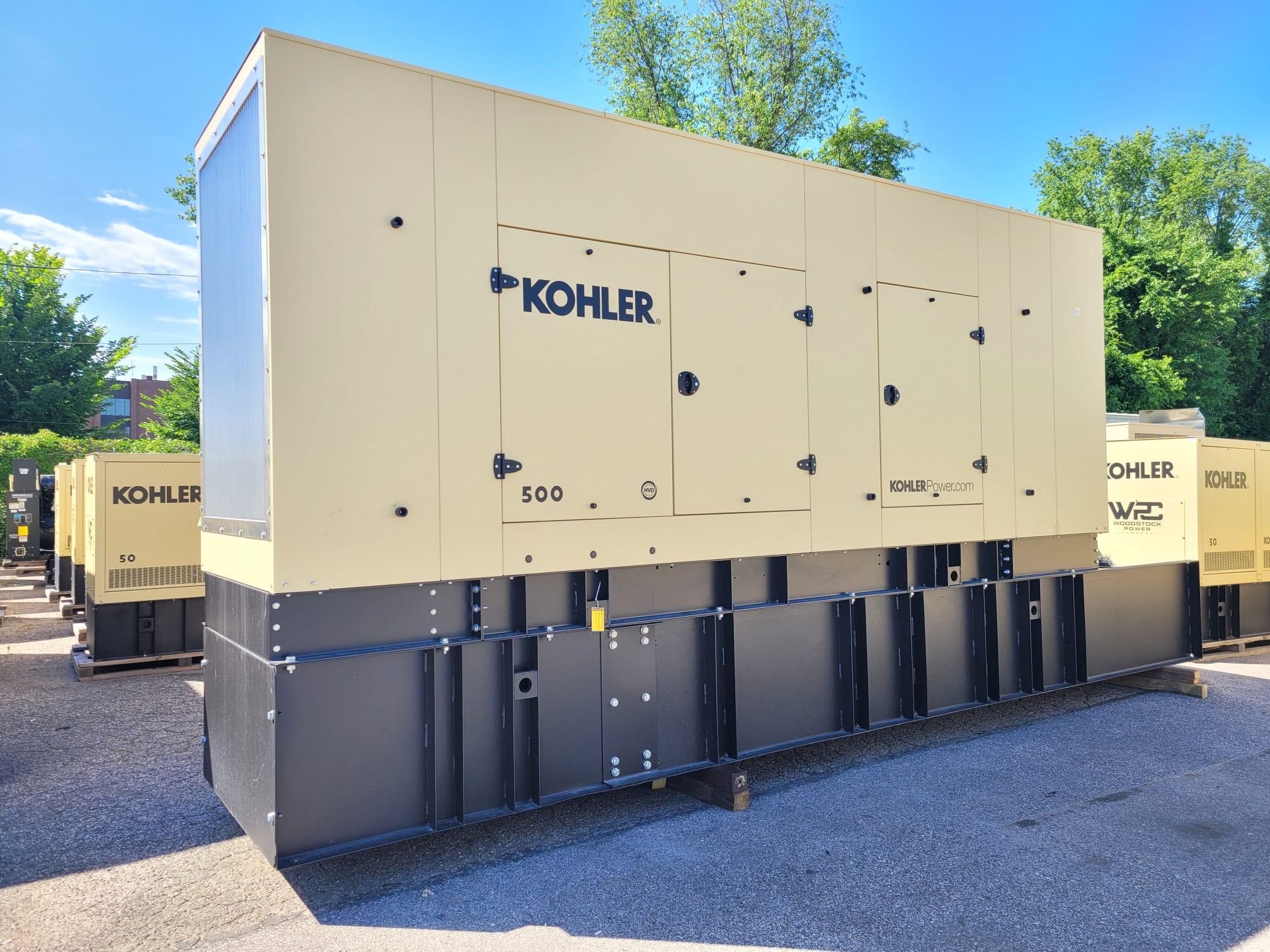 New 500 kW Kohler 500REOZJC Diesel Generator – Steel sound enclosure – EPA Tier 2