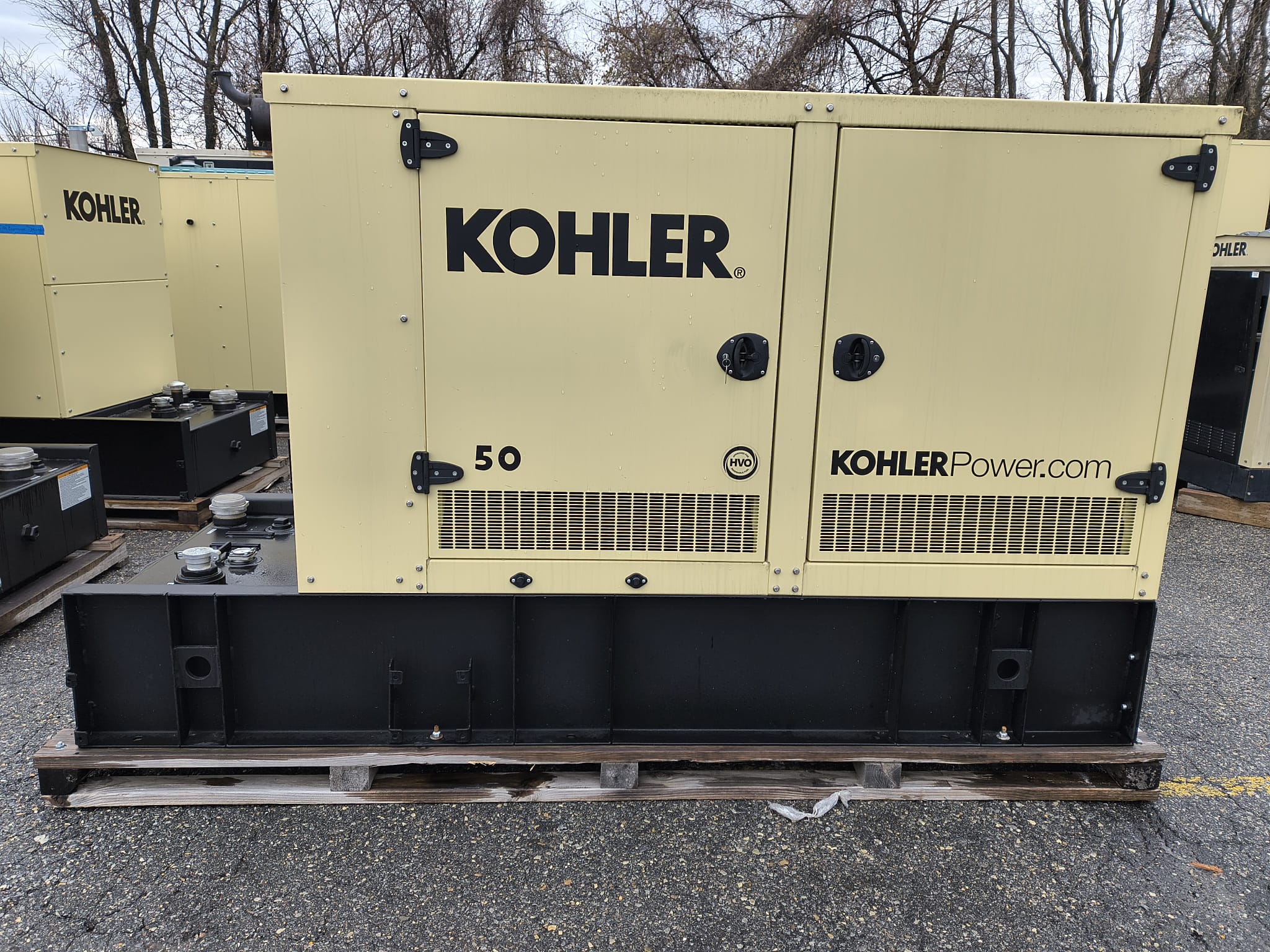 New 50 kW Kohler 50REOZK Diesel Generator – Steel sound enclosure – EPA Tier 3