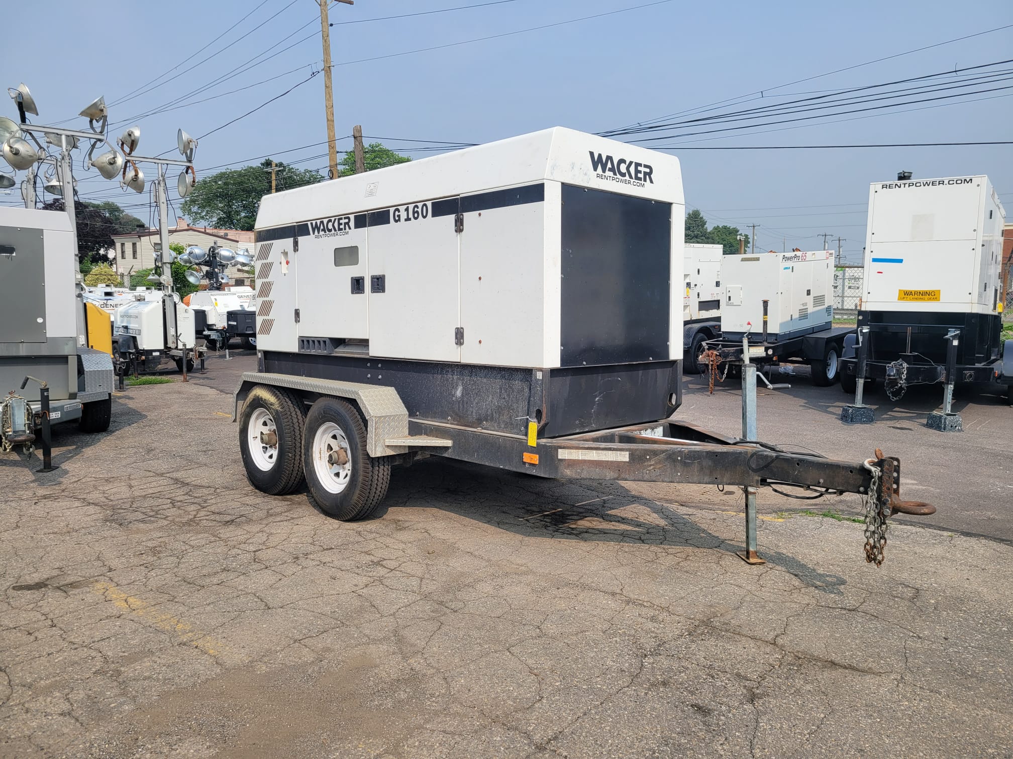 Used 128 kW Wacker Neuson G160 Portable Diesel Generator – EPA Tier 2