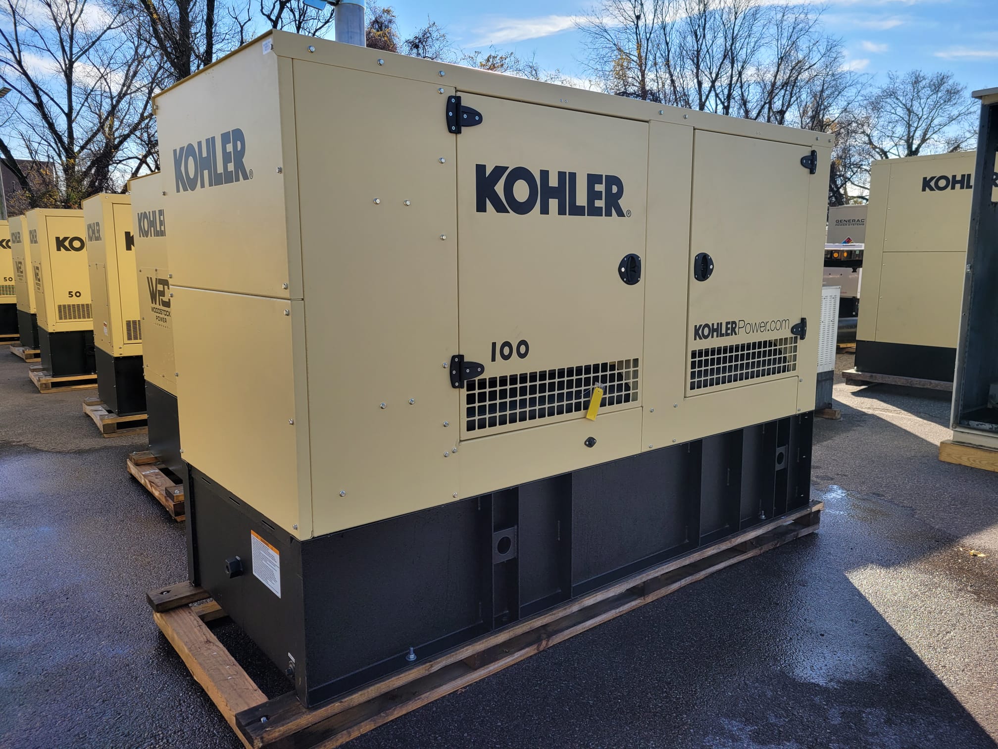 New 100 kW Kohler 100REOZJF Diesel Generator – EPA Tier 3