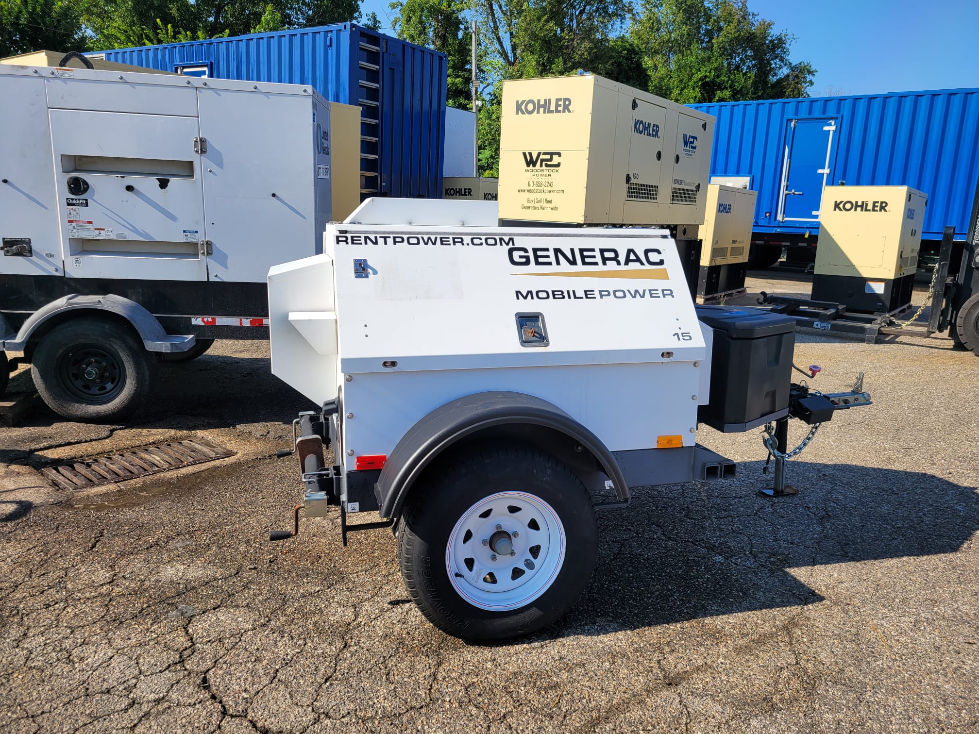 Used 13 kW Generac MLG15 Portable Diesel Generator – EPA Tier 4i