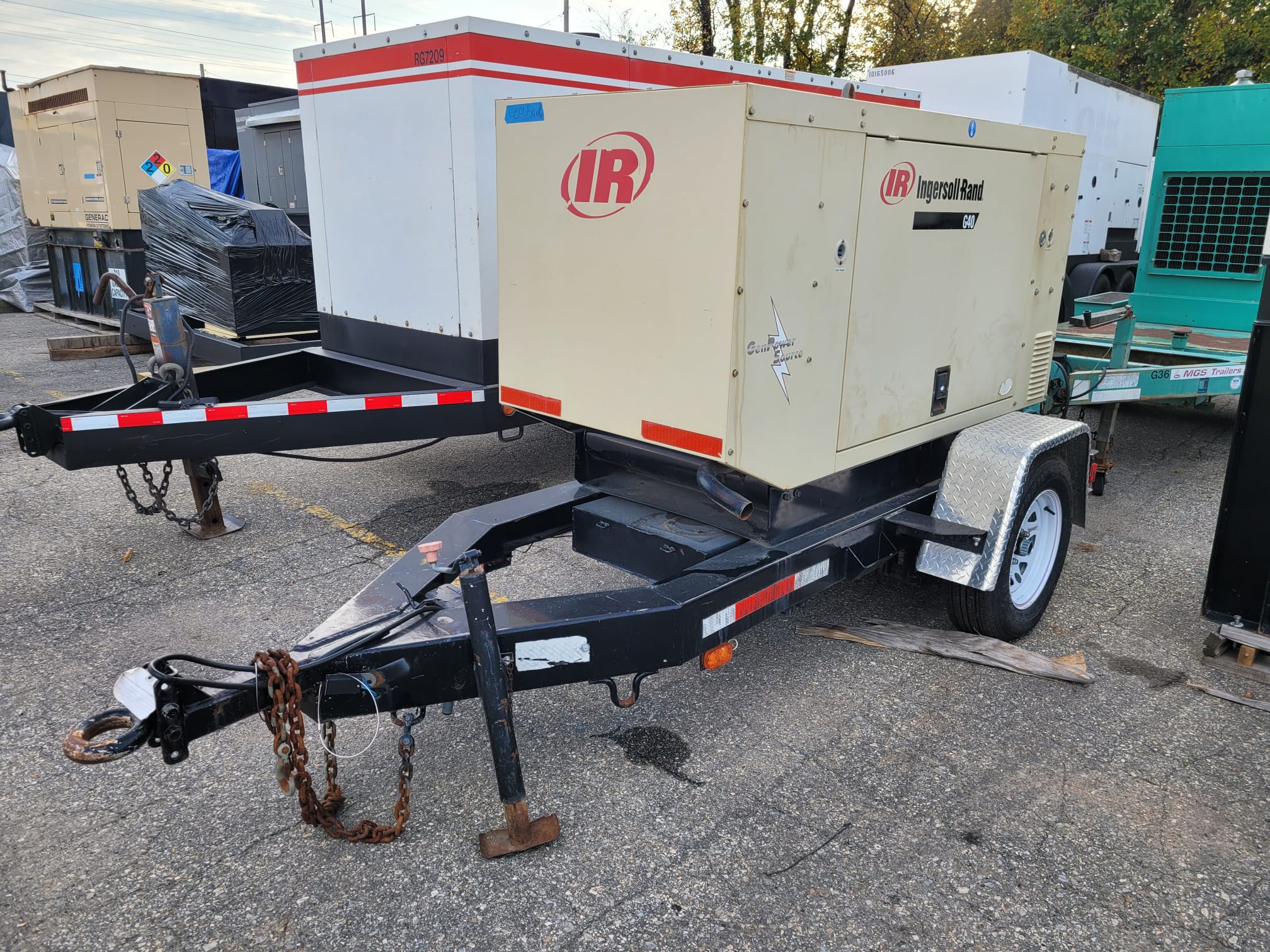 Used 29 kW Ingersoll Rand G40 Portable Diesel Generator