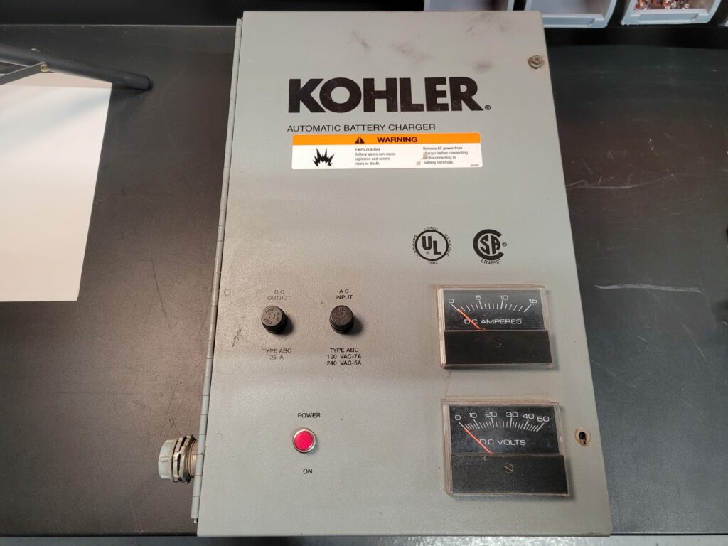 Used Kohler D-292865 Automatic Battery Charger - Woodstock Power