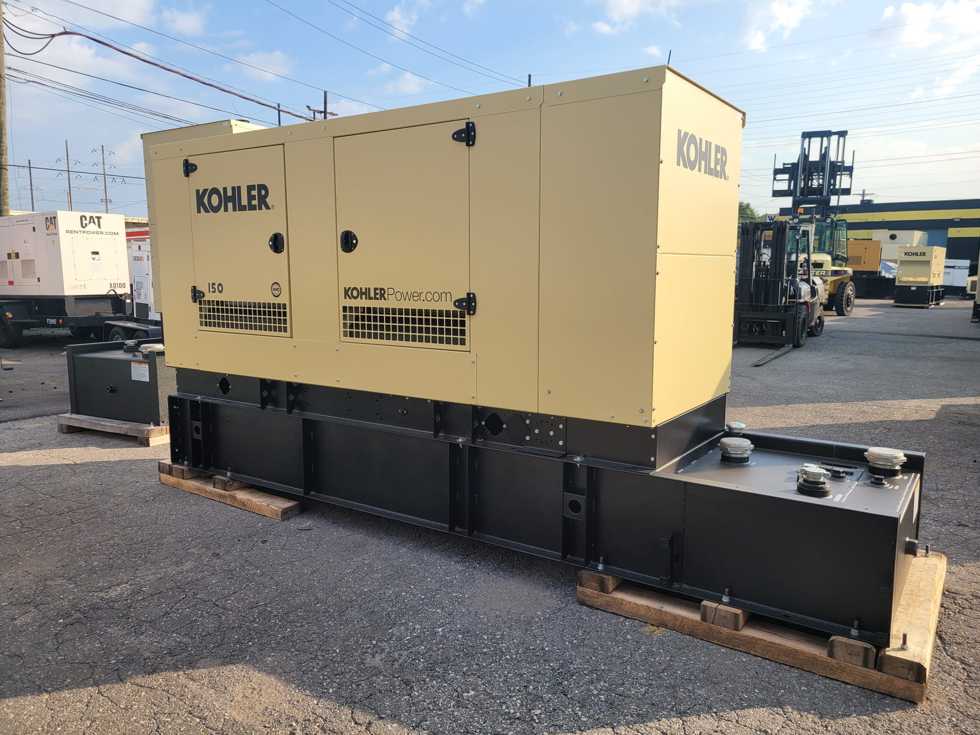 New 150 kW Kohler 150REOZJF Diesel Generator – Steel sound enclosure – EPA Tier 3