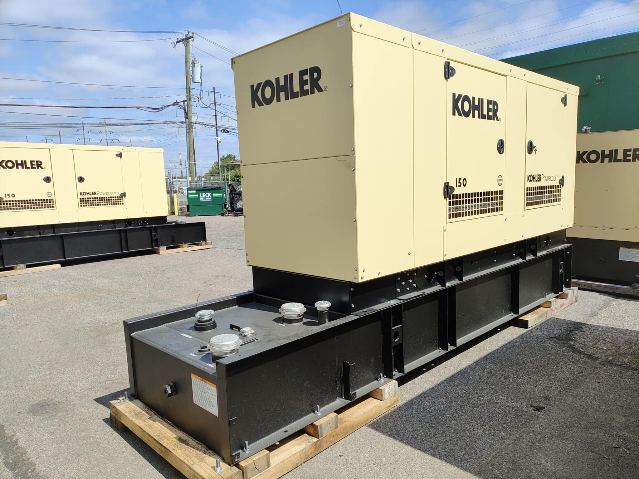 New 150 kW Kohler 150REOZJF Diesel Generator – Steel sound enclosure – EPA Tier 3