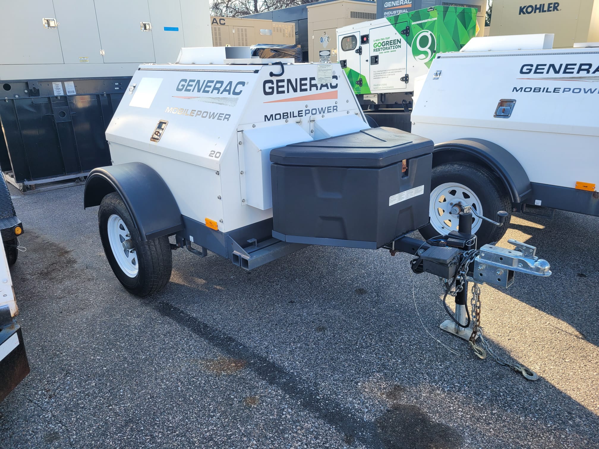 Used 19 kW Generac MLG20 Portable Diesel Generator – EPA Tier 4i