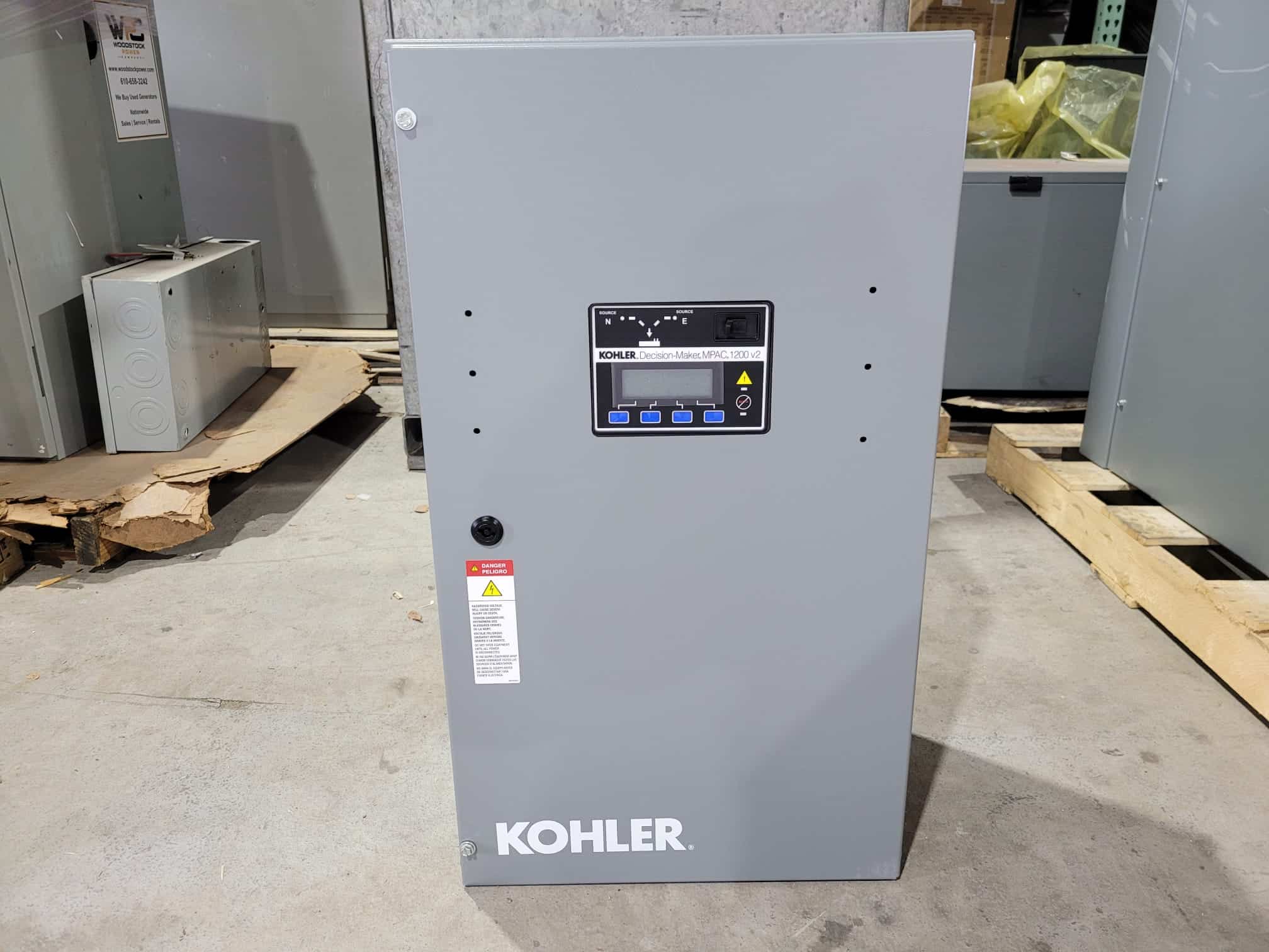 New 200 Amp Kohler KSS-AFNC-0200S Automatic Transfer Switch