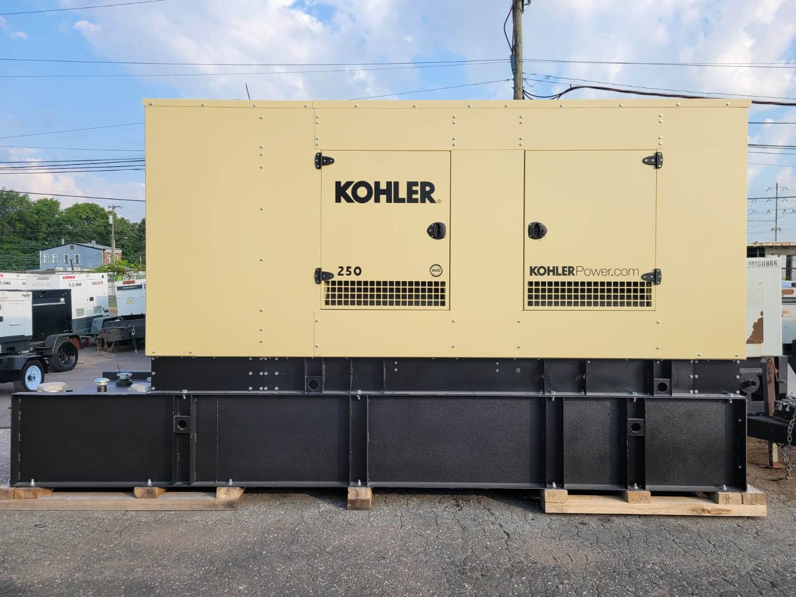 New 250 kW Kohler 250REOZJE Diesel Generator – Steel sound enclosure – EPA Tier 3