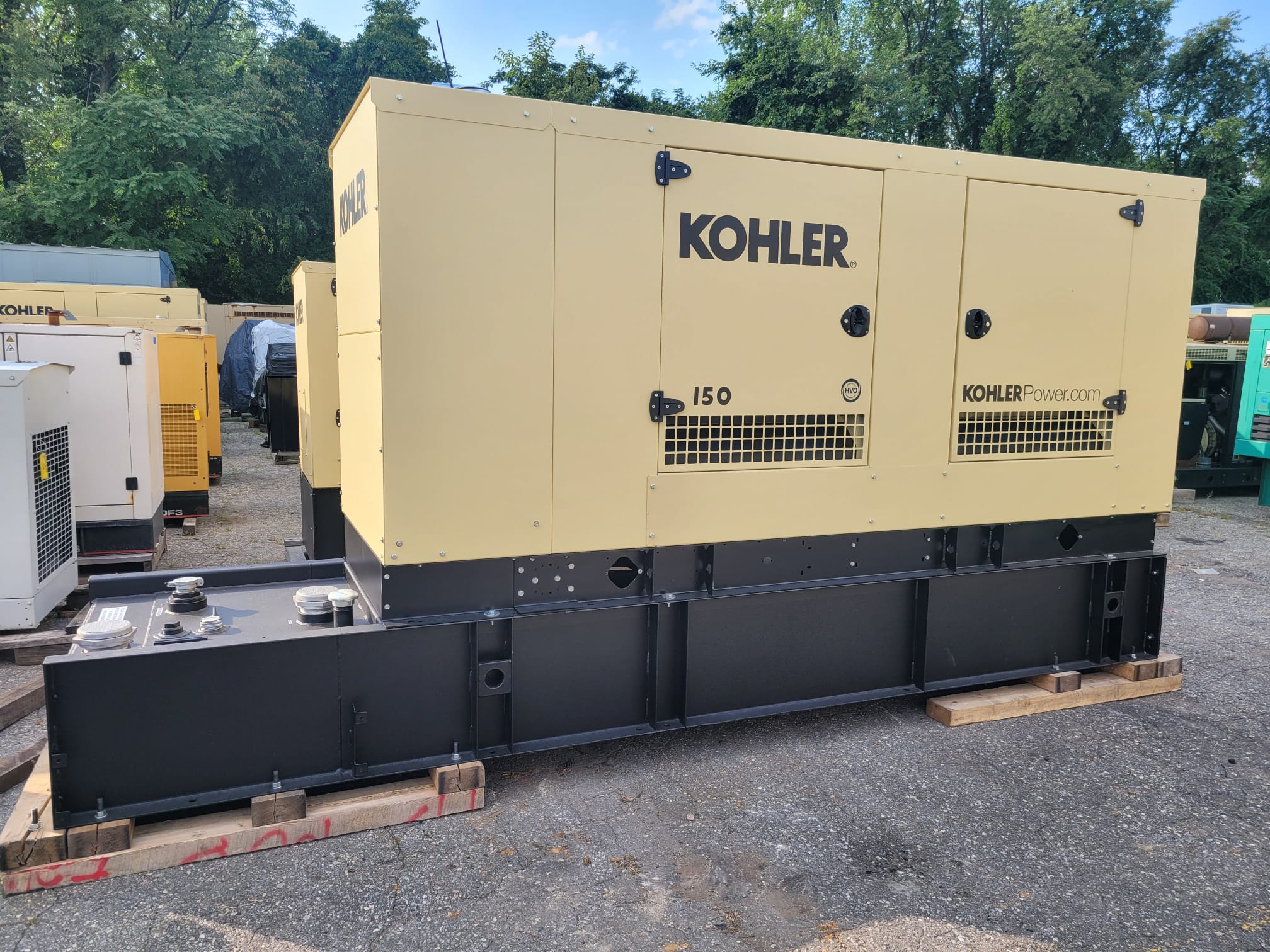 New 150 kW Kohler 150REOZJF Diesel Generator – Steel sound enclosure – EPA Tier 3