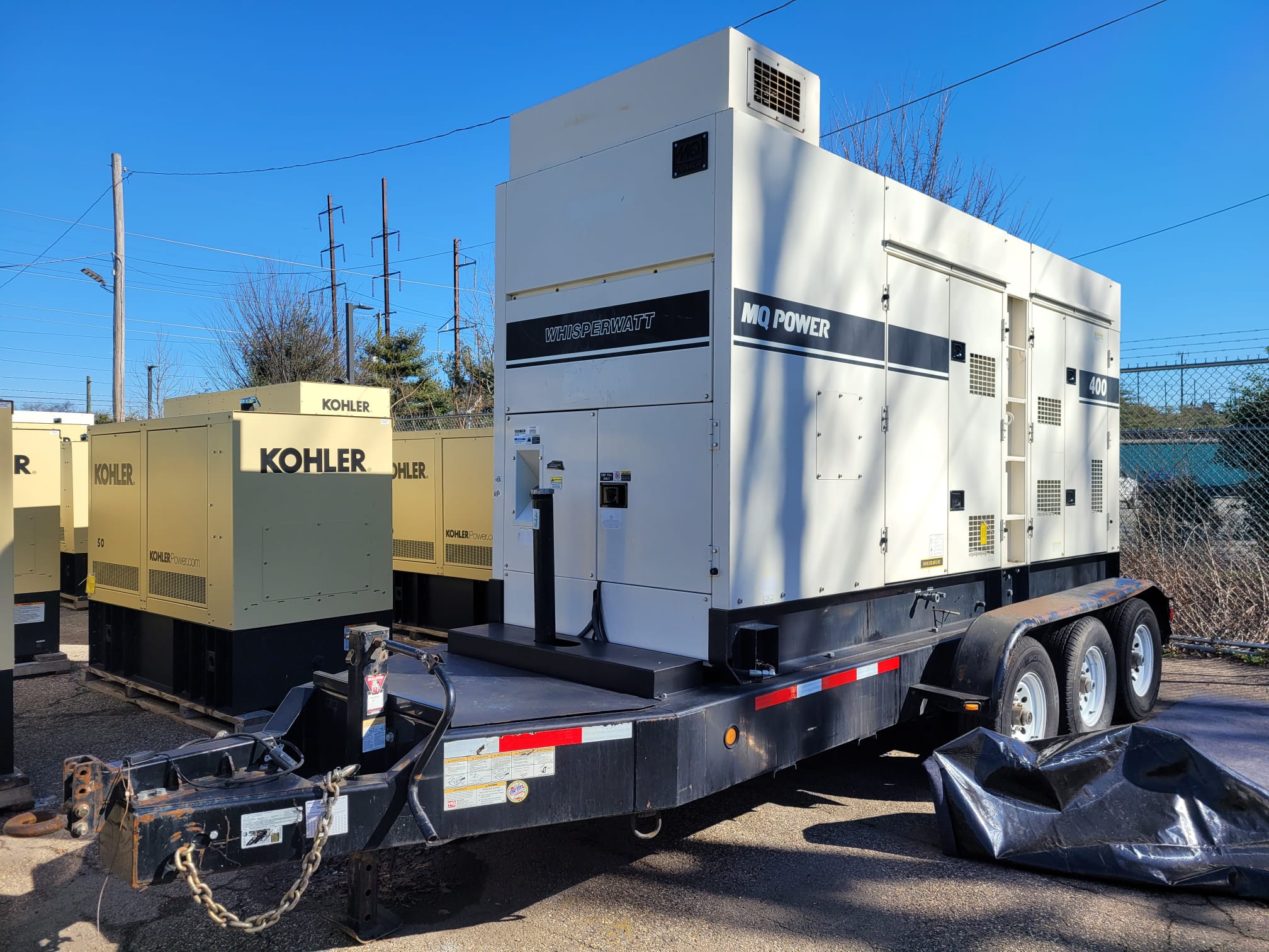 Used 320 kW Multiquip DCA400SSI4F Portable Diesel Generator – EPA Tier 4 Final