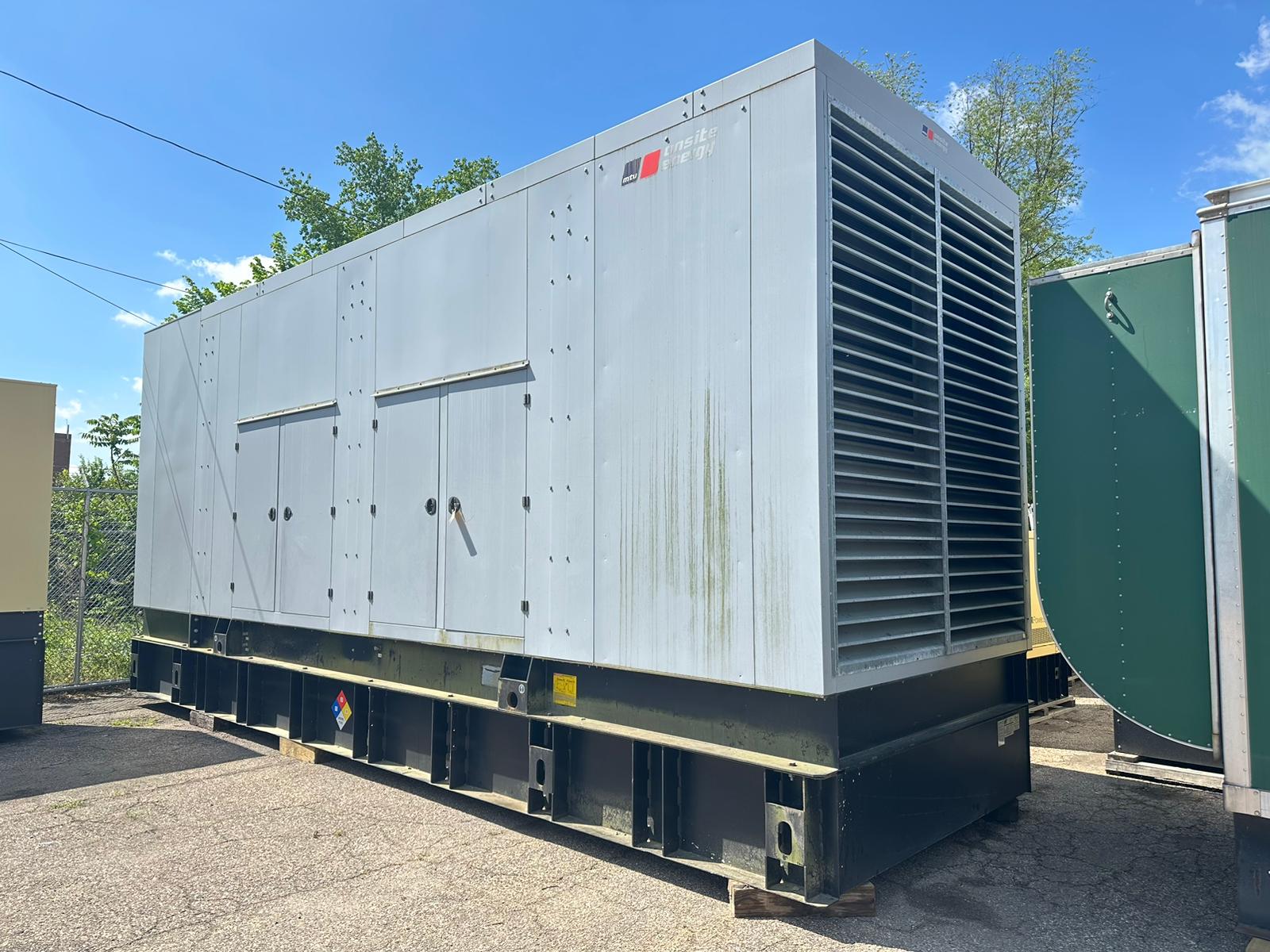 Used 1000 kW MTU DS1000 Diesel Generator – EPA Tier 2