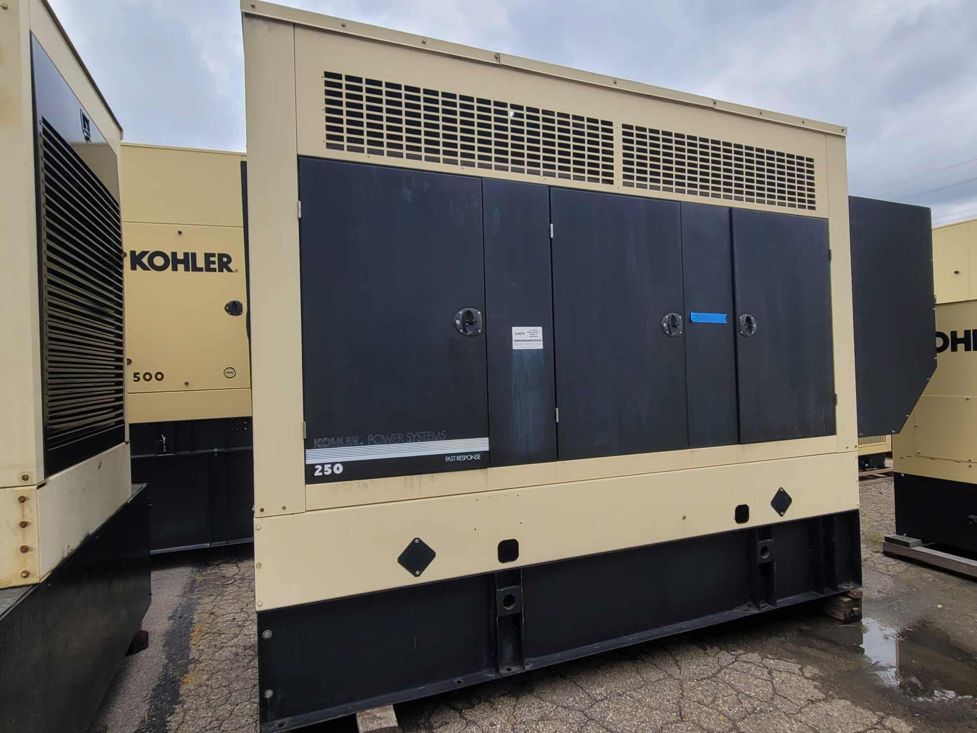 Used 250 kW Kohler 250REOZV Diesel Generator – EPA Tier 2