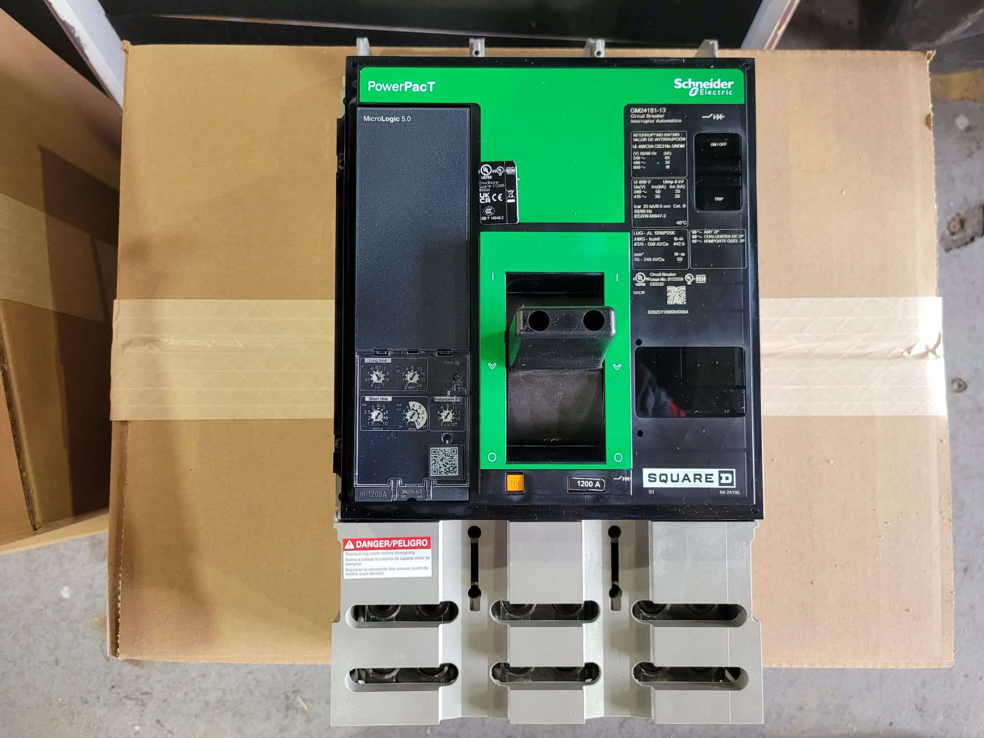 New 1200 Amp Square D PGP36120CU33A LSI Breaker (5 Available)