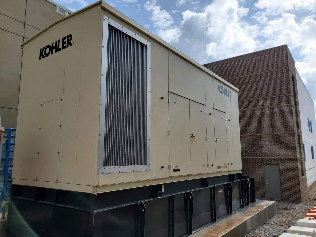 New 1000 kW Kohler KD1000 Diesel Generator – Aluminum Sound Enclosure – EPA Tier 2