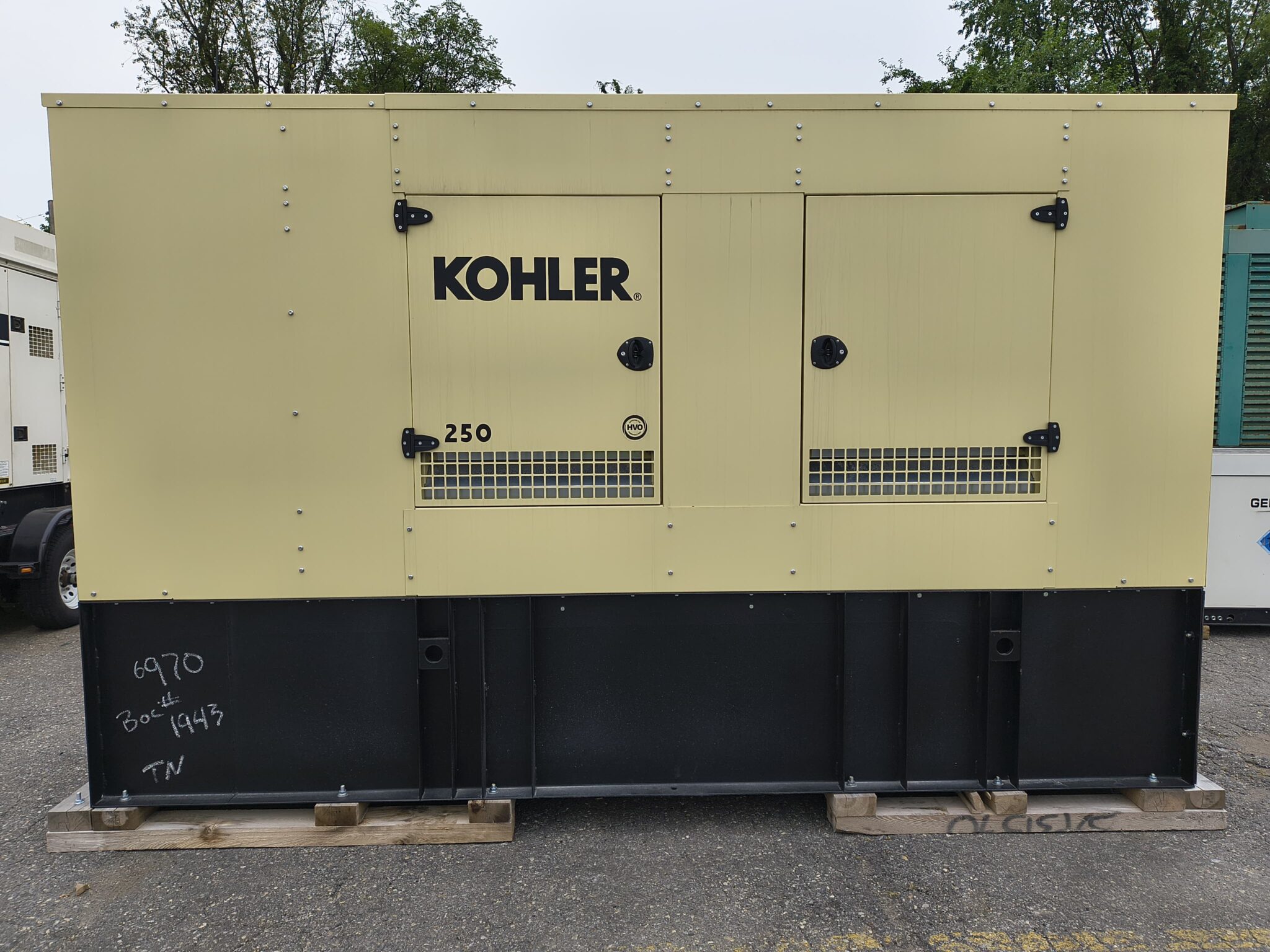 New 250 kW Kohler 250REOZJE Diesel Generator – Steel sound enclosure – EPA Tier 3
