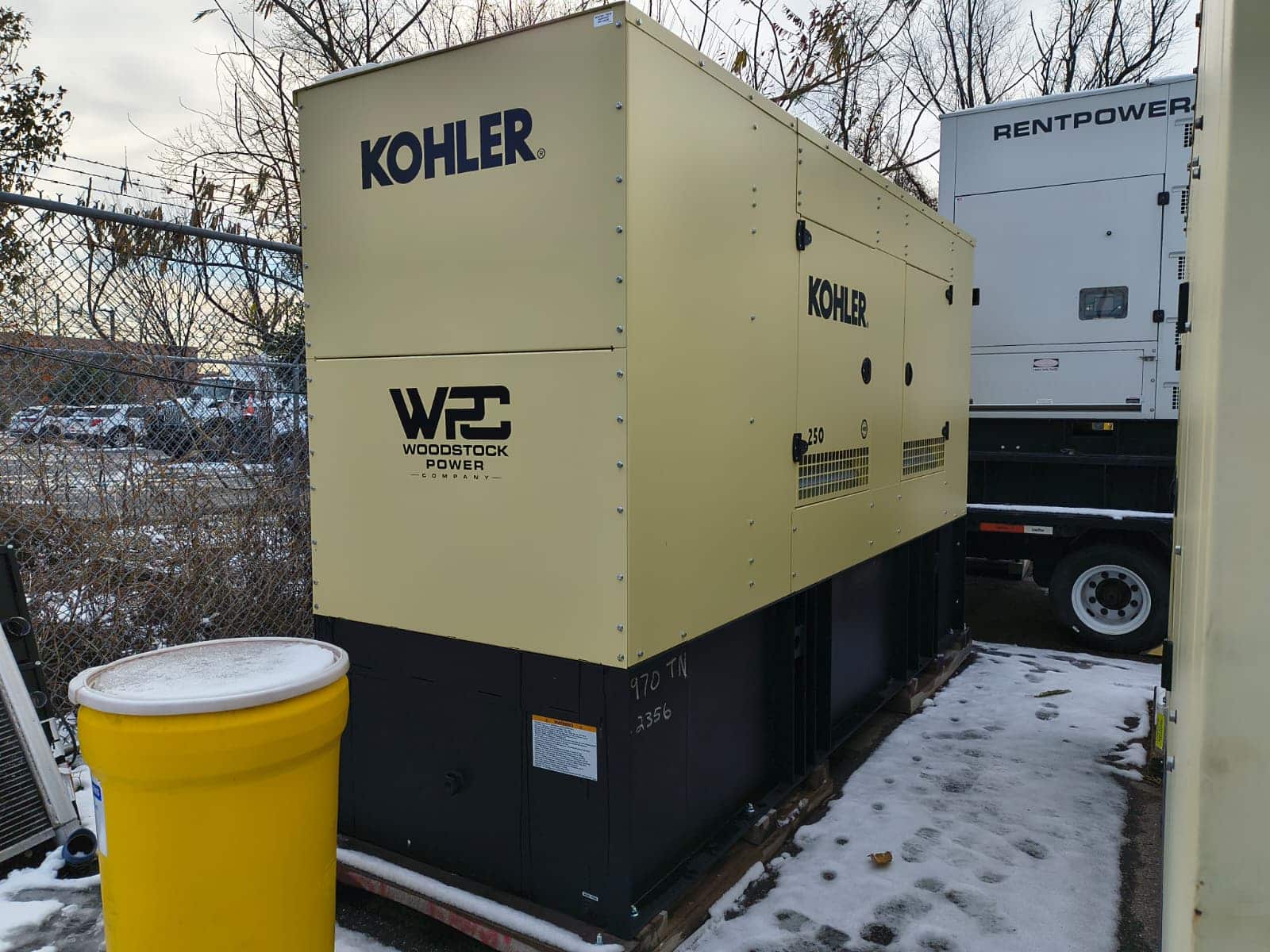 New 250 kW Kohler-Rehlko 250REOZJE Diesel Generator – Steel sound enclosure – EPA Tier 3