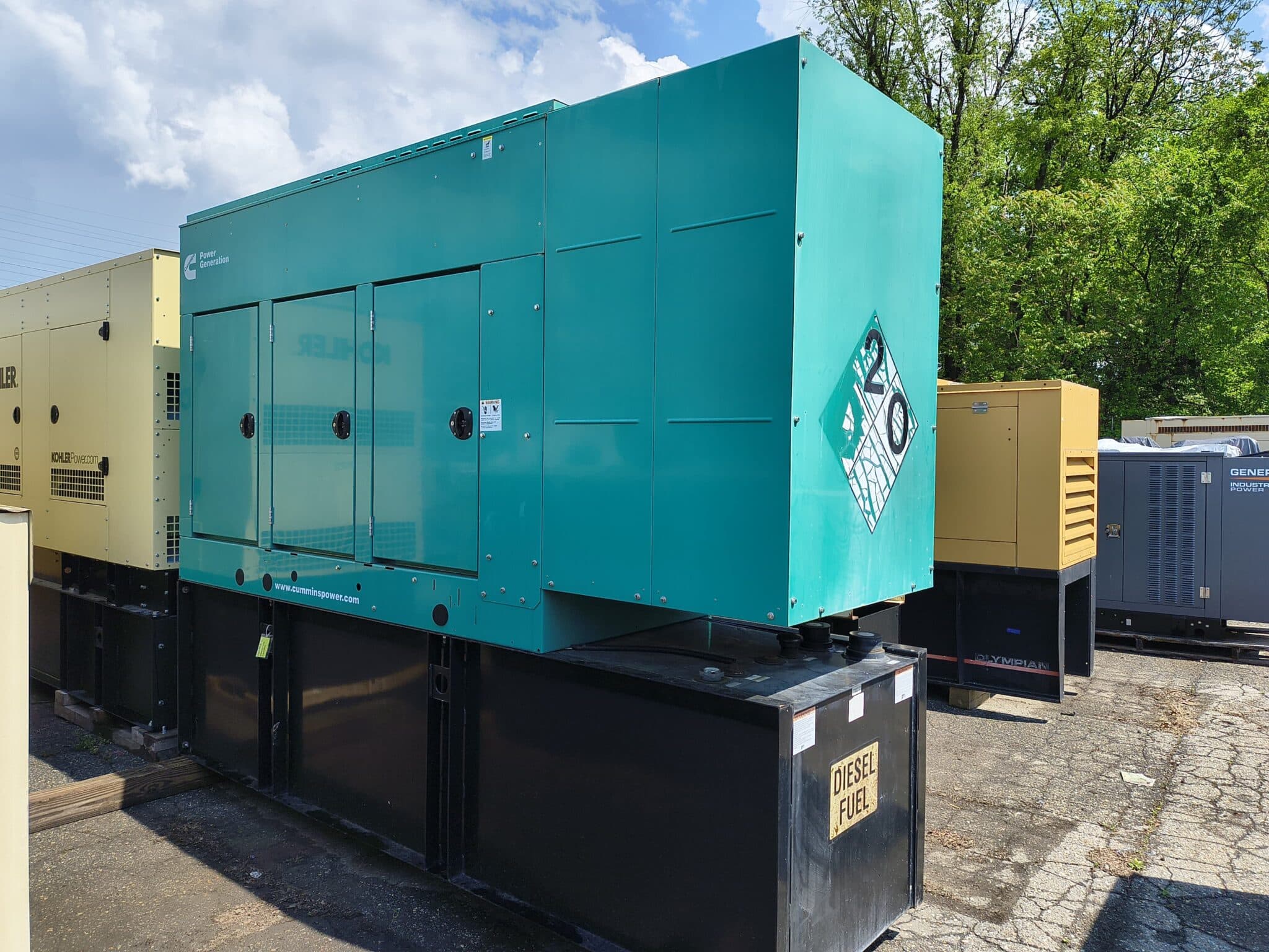 Used 230 kW Cummins DSHAD Diesel Generator – EPA Tier 3