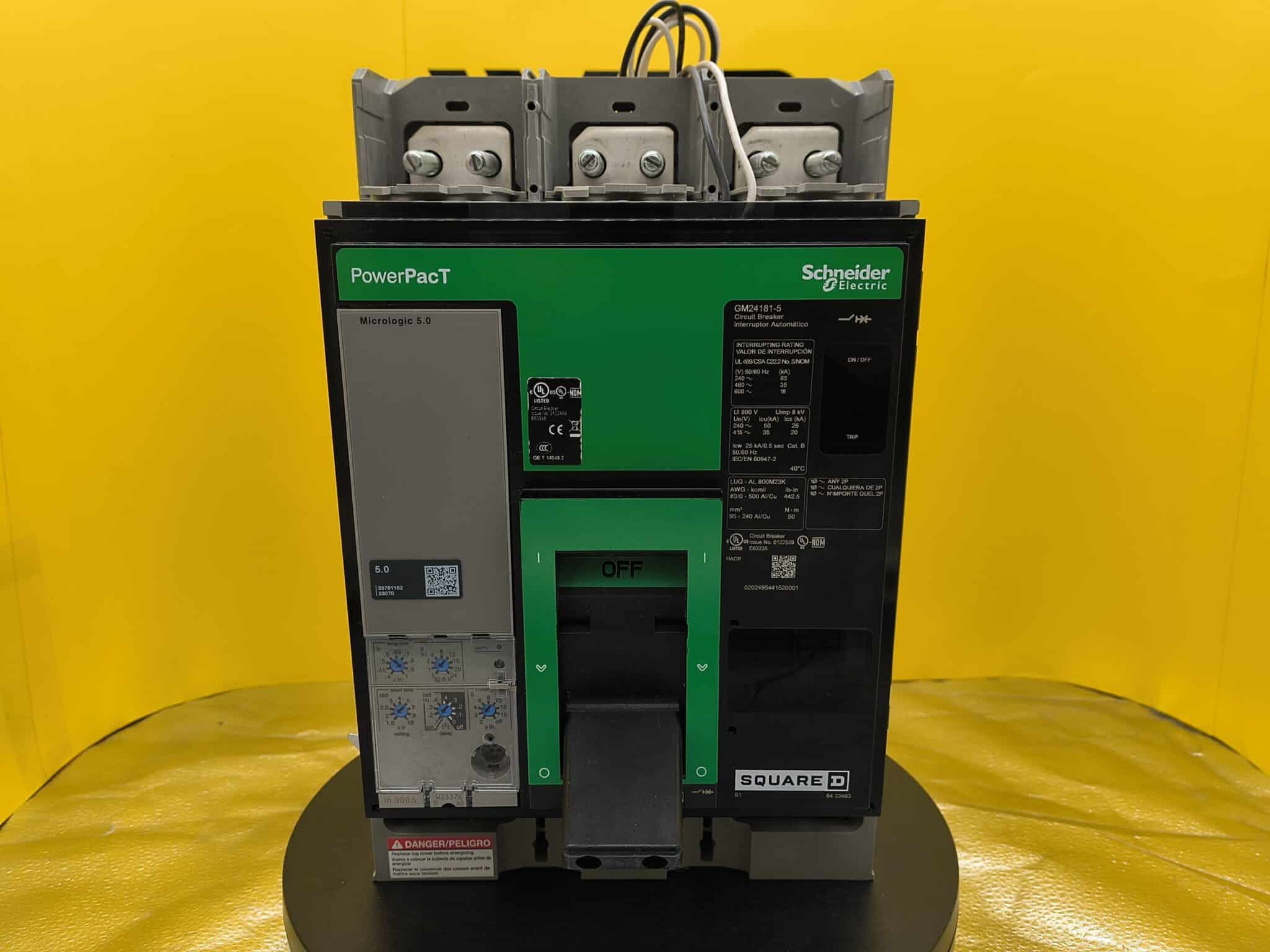 Used 800 Amp Square D PGP36080CU33A LSI Breaker