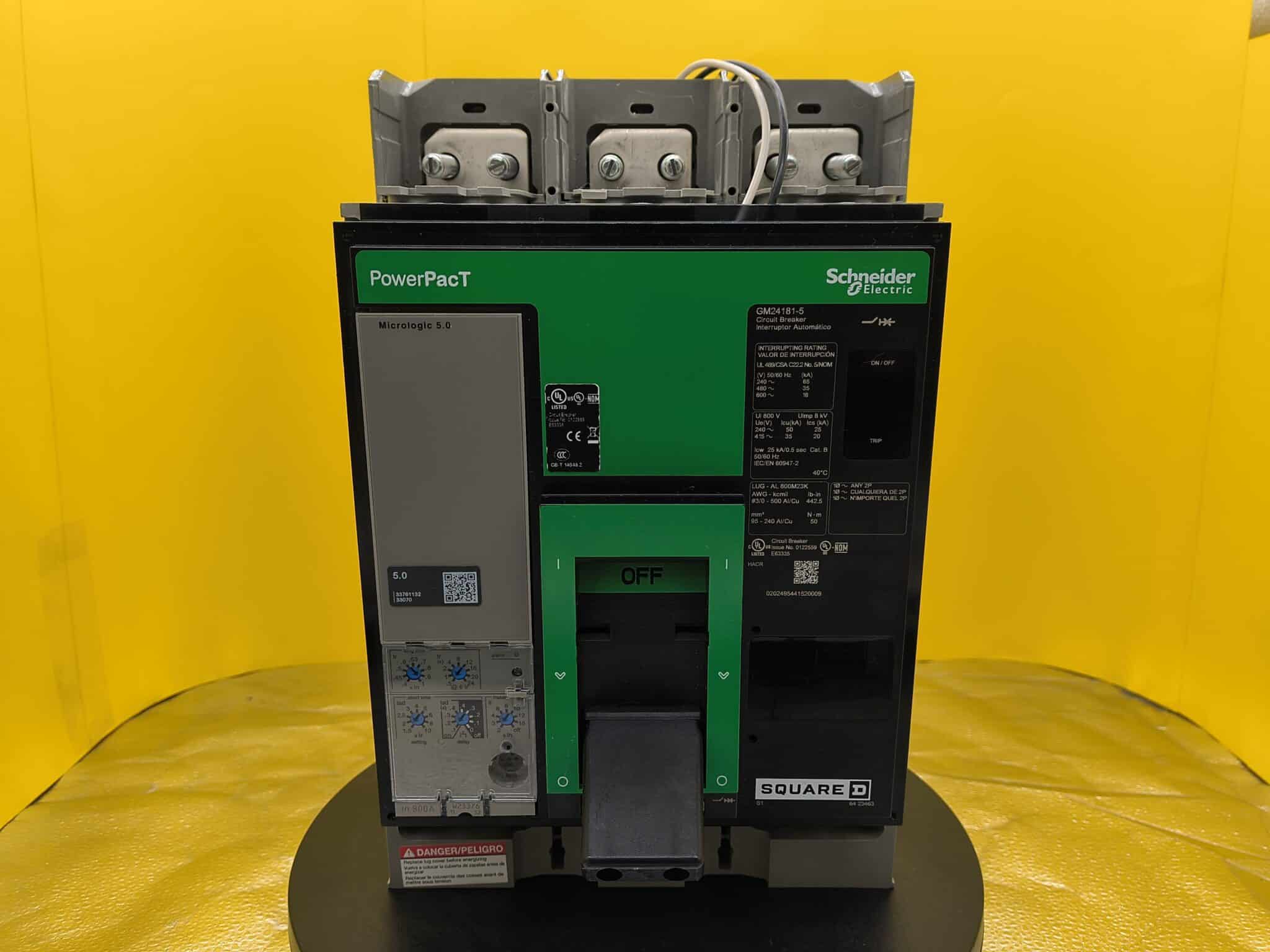 Used 800 Amp Square D PGP36080CU33A LSI Breaker