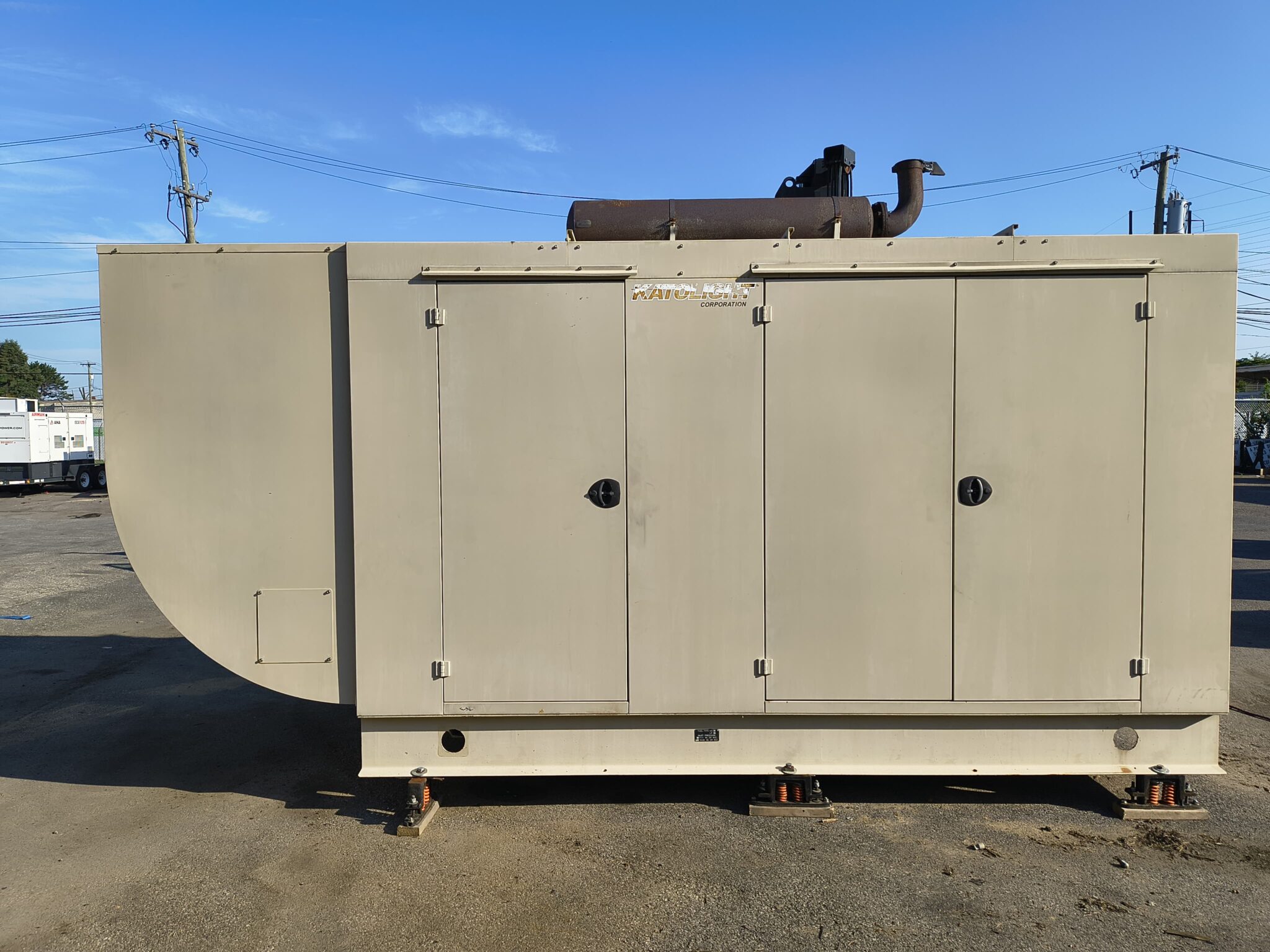 Used 255 kW Katolight N255FRX4 Natural Gas Generator