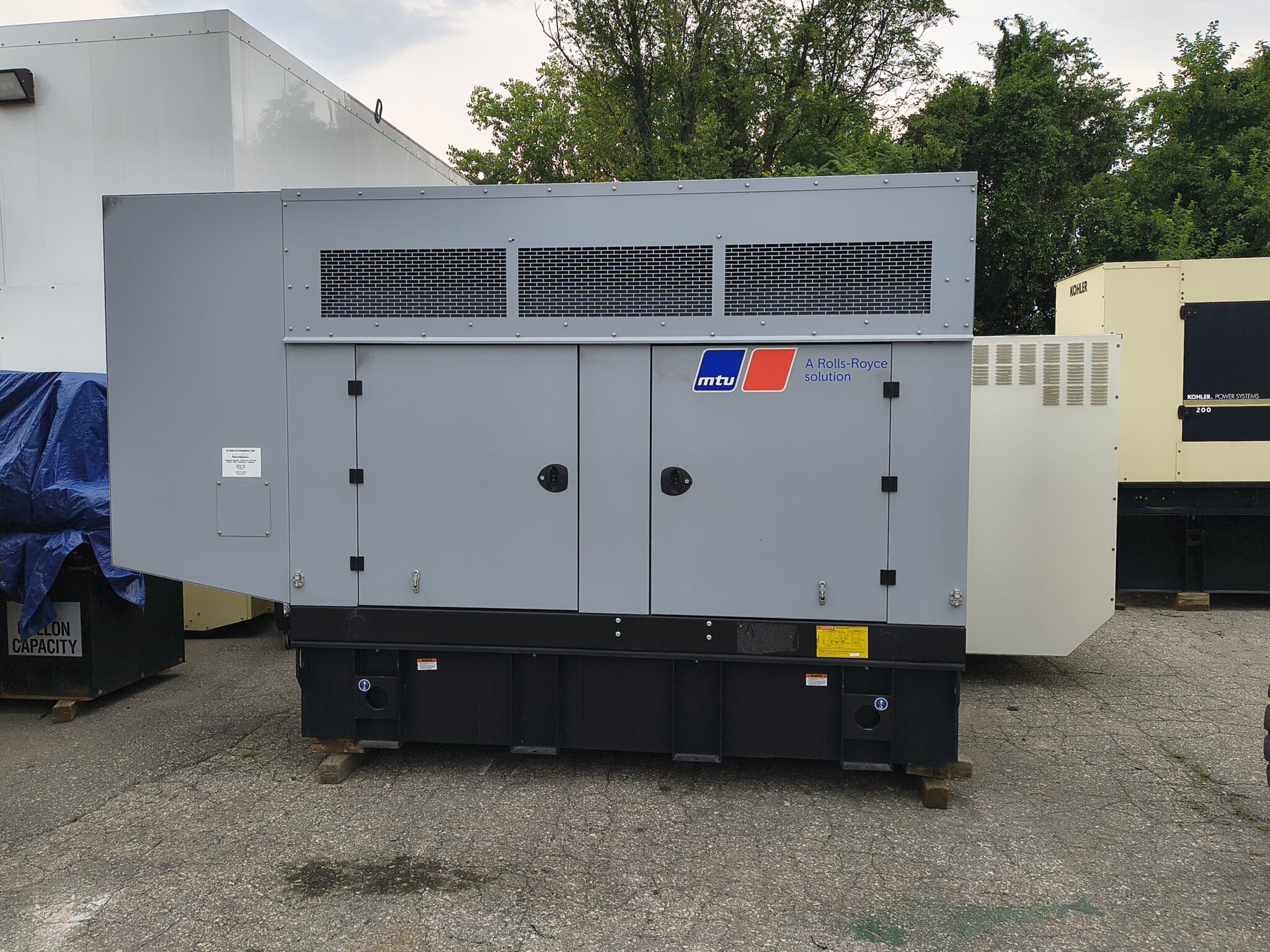 Used 200 kW MTU DS200 Diesel Generator