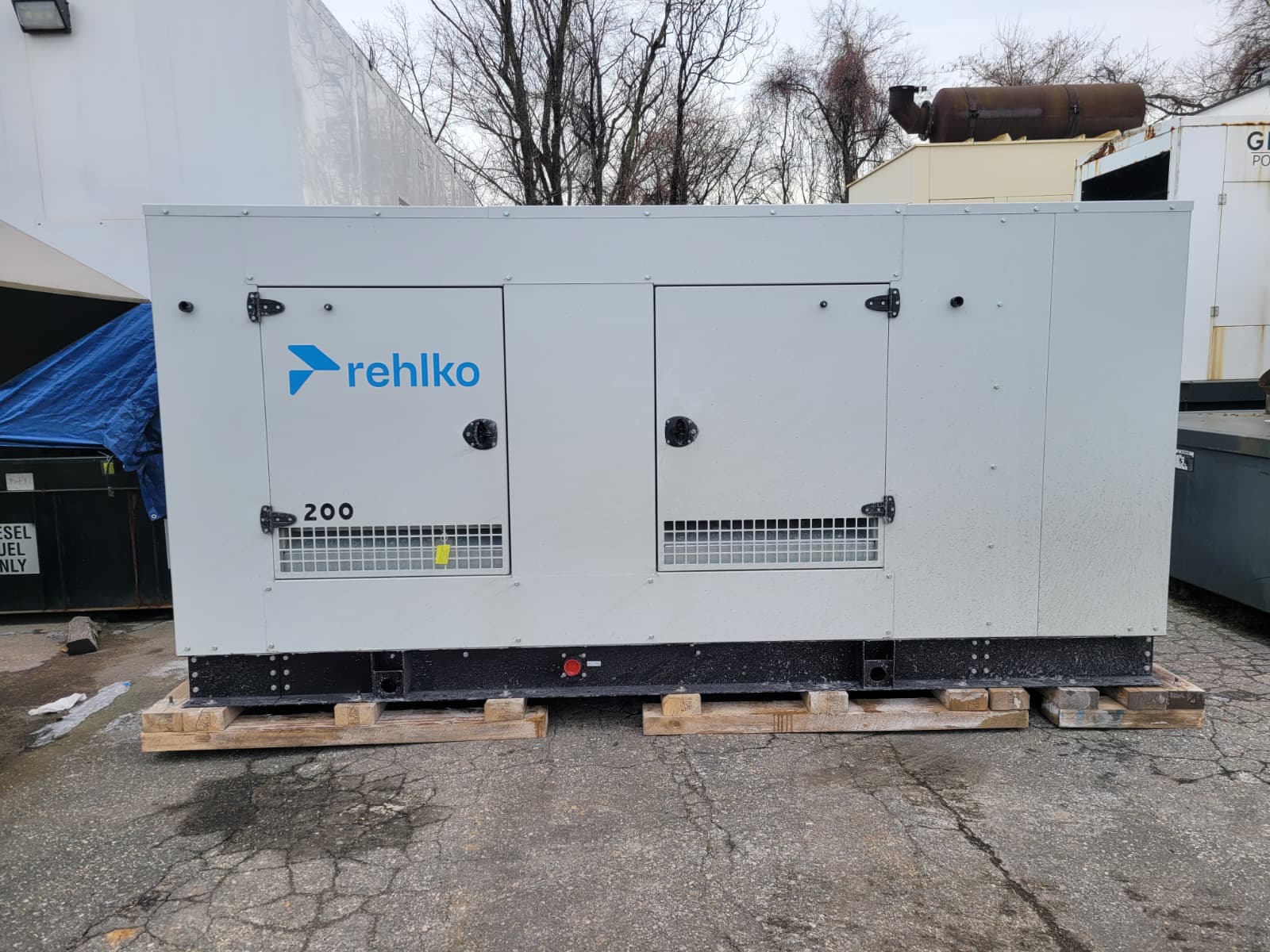 New 200 kW Kohler-Rehlko KG200 Natural Gas Generator – EPA Certified