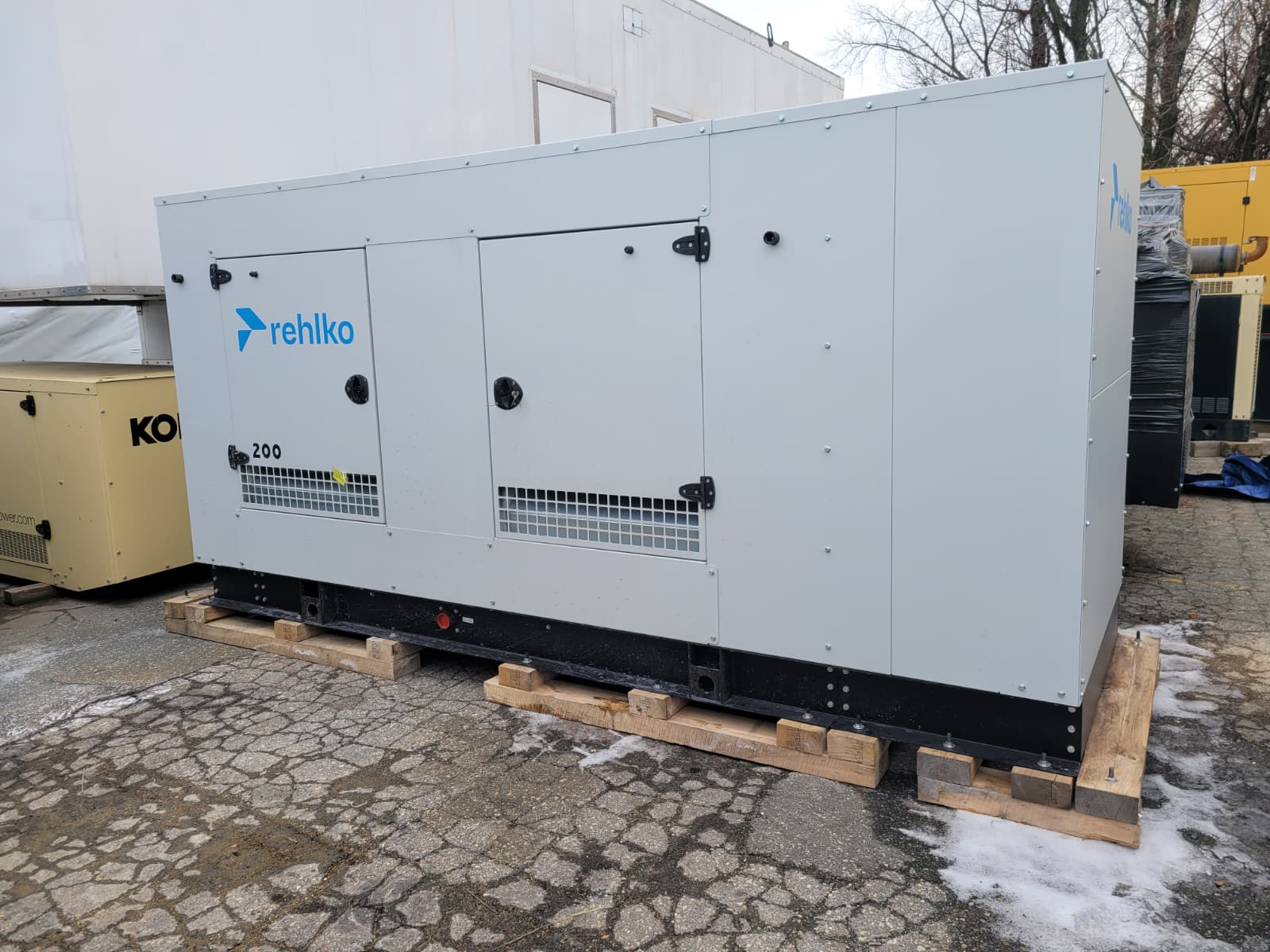 New 200 kW Kohler-Rehlko KG200 Natural Gas Generator – EPA Certified