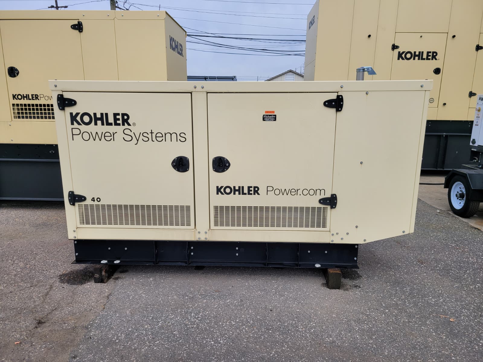 Used 39 kW Kohler 40REZG Natural Gas Generator – EPA Certified